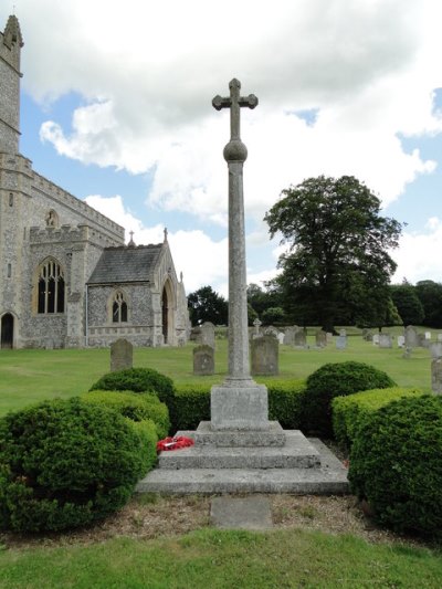 Oorlogsmonument East Raynham #1