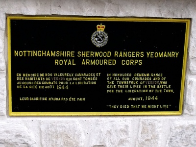 Memorial Nottinghamshire Sherwood Rangers Yeomanry Royal Armoured Corps #2