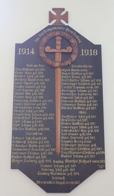 War Memorial Feld am See Church #1