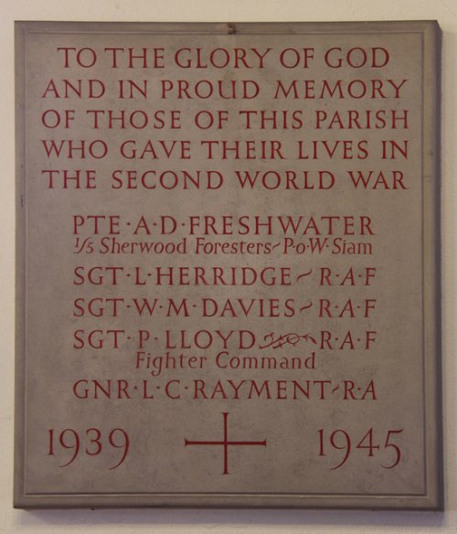 War Memorial The Holy Innocents Church High Beach #2