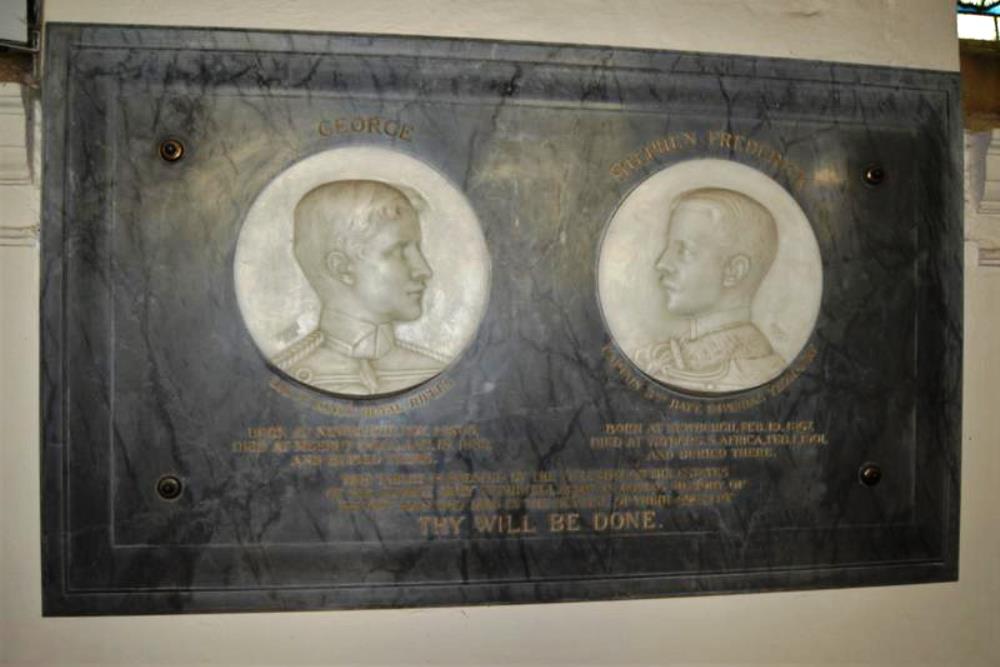 Memorial George Wombwell and Stephen Frederick Wombwell #1