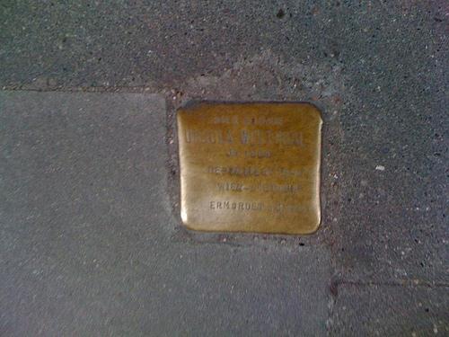 Stolperstein Groe Theaterstrae 33