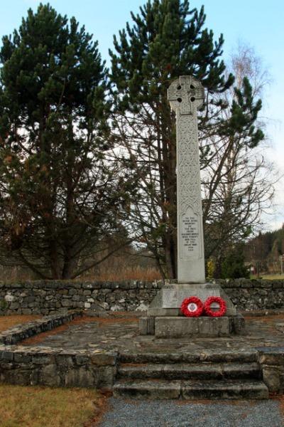 Oorlogsmonument Dulnain Bridge #1