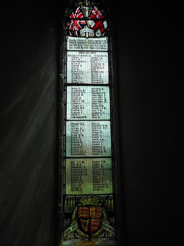 Remembrance Windows St. Barnabus Church #1