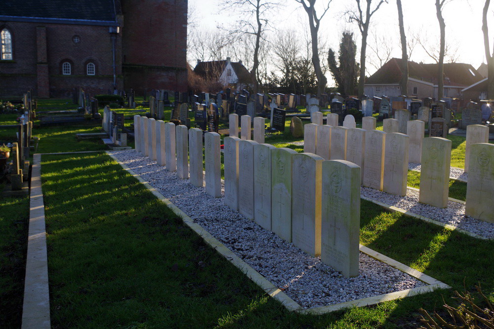 Commonwealth War Graves Protestant Churchyard Makkum #2