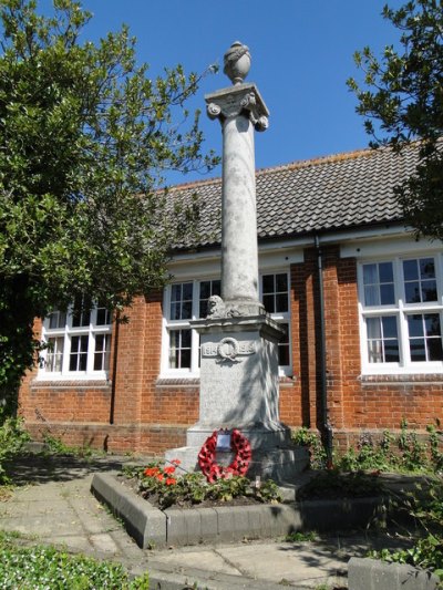 War Memorial Chelmondiston