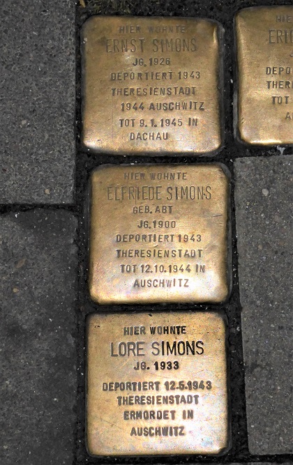 Stumbling Stones Bahnhofstraße 42 #2