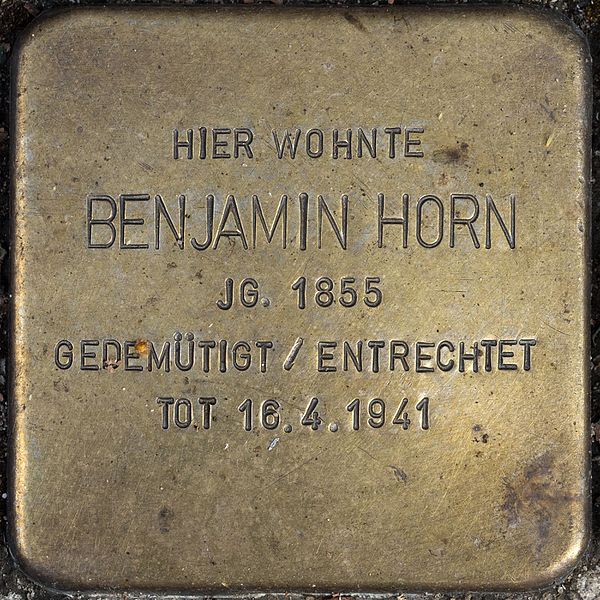 Stolpersteine Clevenstraße 7 #1