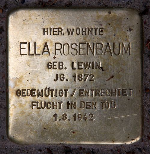 Stolperstein Westfälische Straße 41 #1