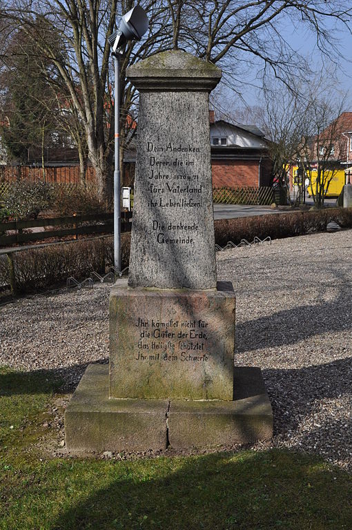 Franco-Prussian War Memorial Karby