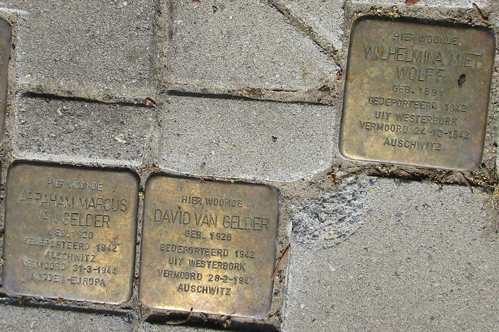 Stolpersteine C.F. Klaarstraat / Veenstraat (voorheen Hessestraat) #4