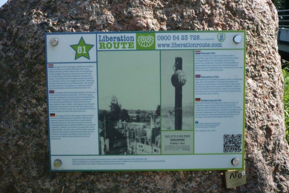 Liberation Route Marker 081: Evacuatie Tiel #5