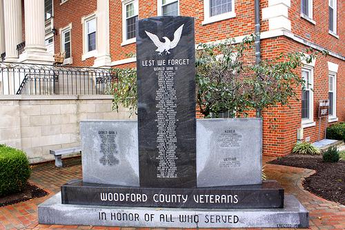 Monument Veteranen Woodford County