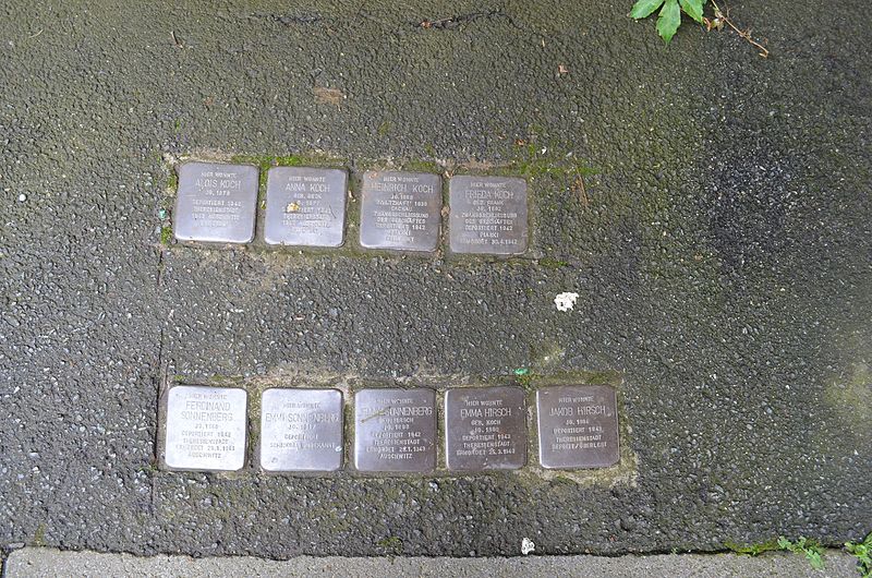 Stumbling Stones Rheinstraße 12