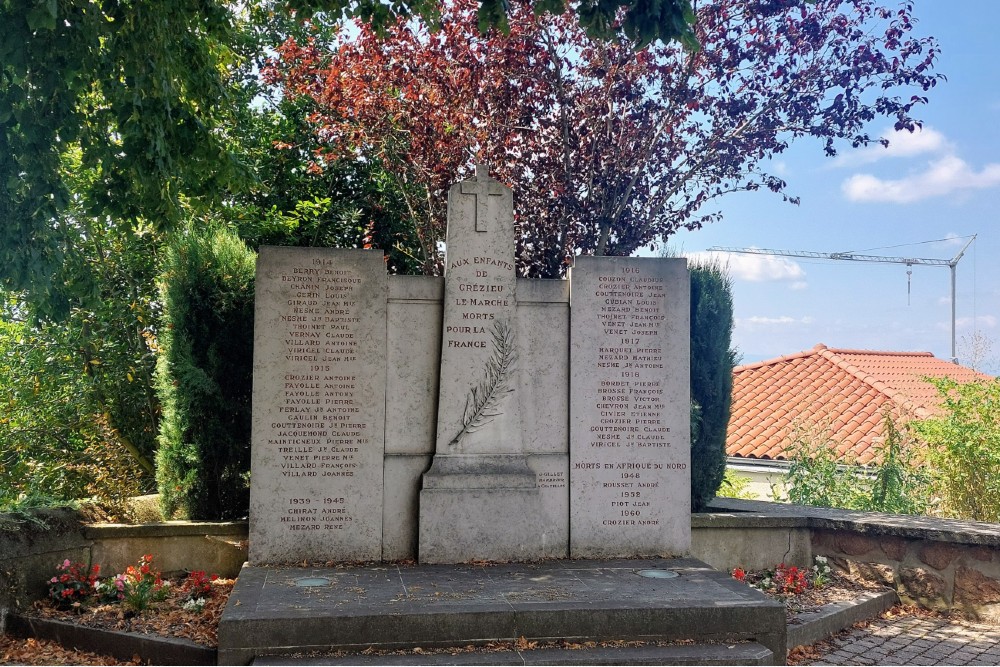 Oorlogsmonument Grézieu-le-Marché
