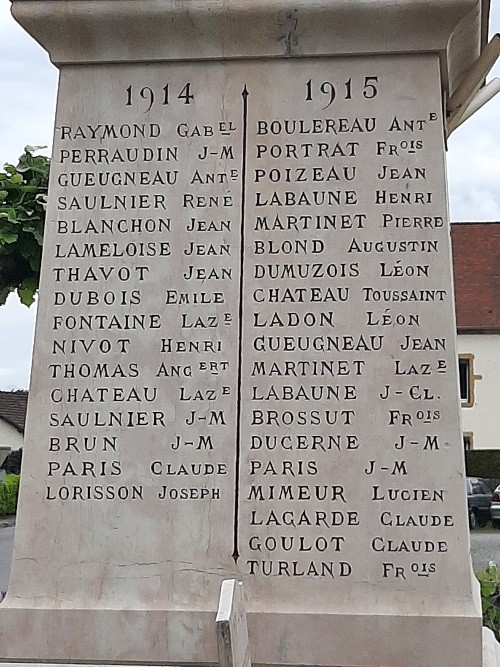 War Memorial Issy-l'Évêque #4