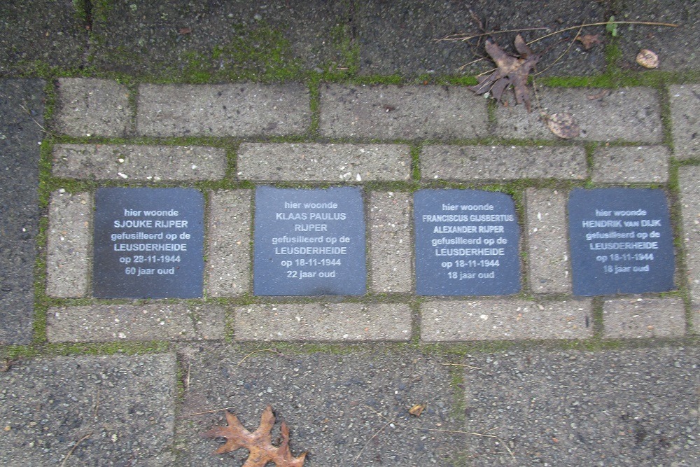 Memorial Stones Johannes Bosboomstraat 15