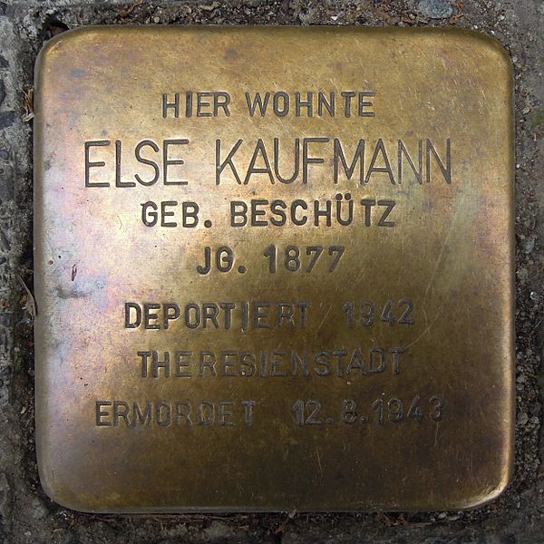 Stolperstein Weender Landstrae 3 #1