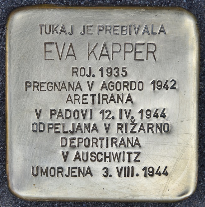 Stolpersteine Beethovnova ul. 14 #2