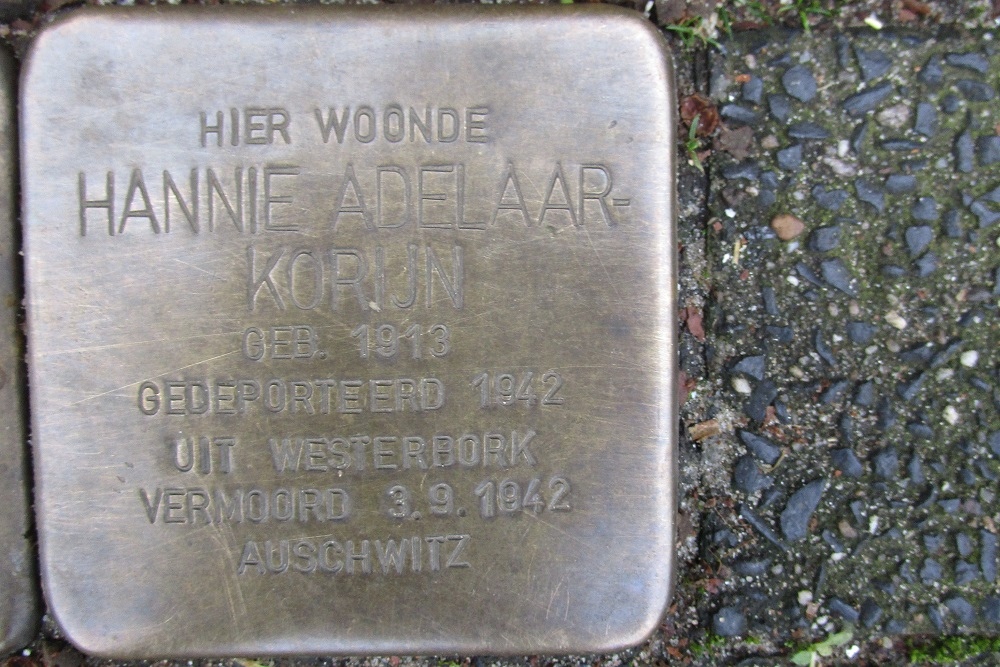 Stolpersteine Koningin Wilhelminalaan 508c #3