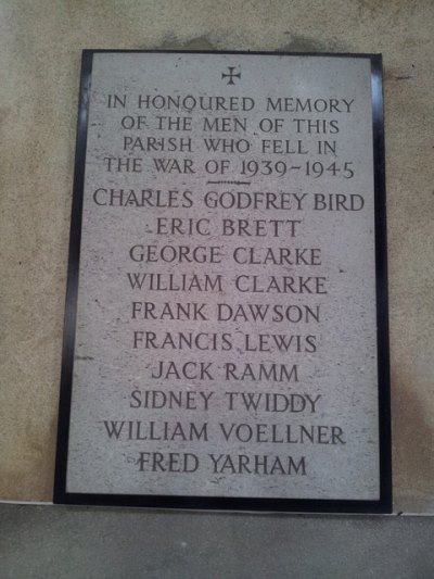 Oorlogsmonument St. Margaret of Antioch Church Cley next the Sea #2