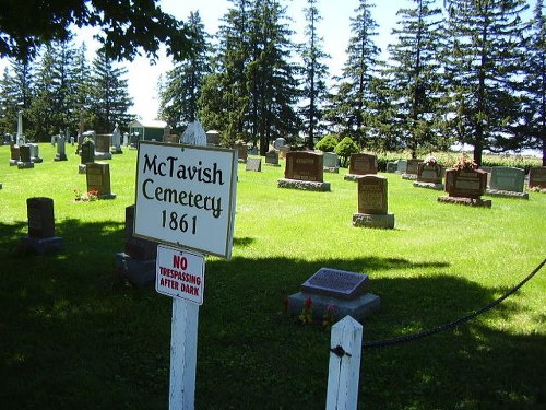 Commonwealth War Grave McTavish Cemetery
