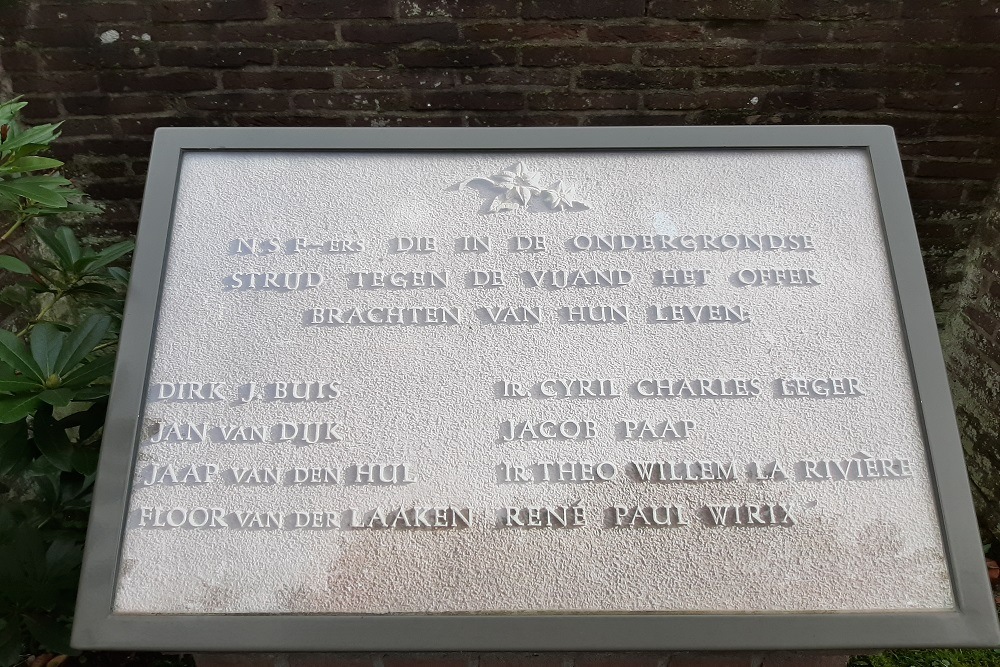 Memorial Dutch Telegraph Factory Old Cemetery 