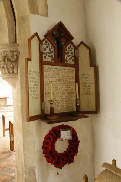 Oorlogsmonument All Saints Church North Moreton #2