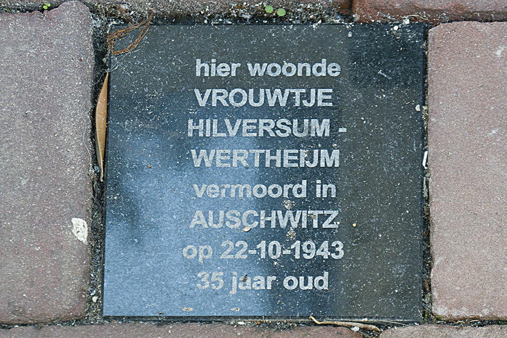 Memorial Stones Krommestraat 44b #3