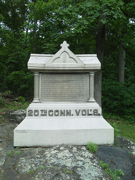 20th Connecticut Infantry Monument