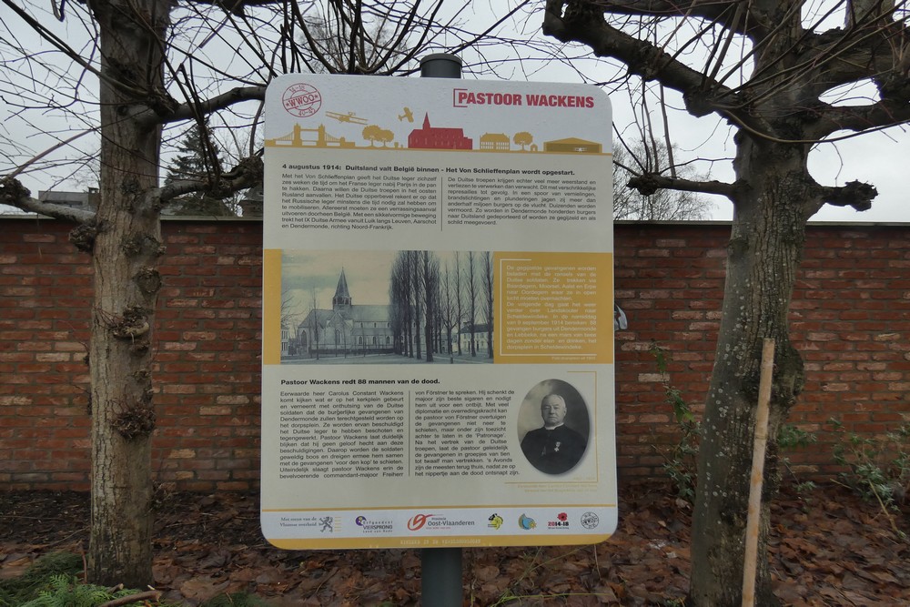 Information Sign Pastor Wackens Scheldewindeke #1