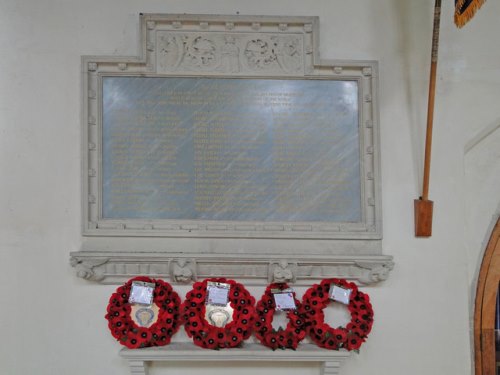 War Memorial Bramford Church