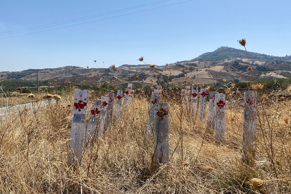 Rememberance poles Operation Husky 2018 #1