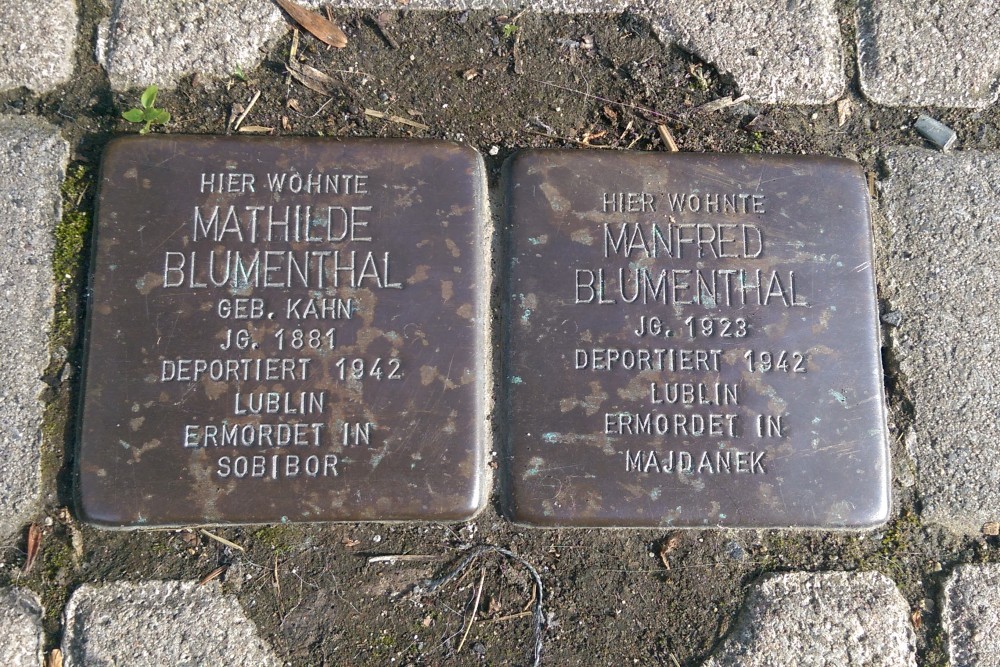 Stolpersteine Wandersmannstrae 60