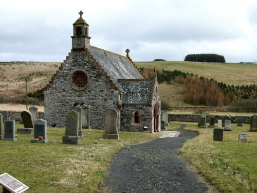 Oorlogsgraf van het Gemenebest Cranshaws Churchyard