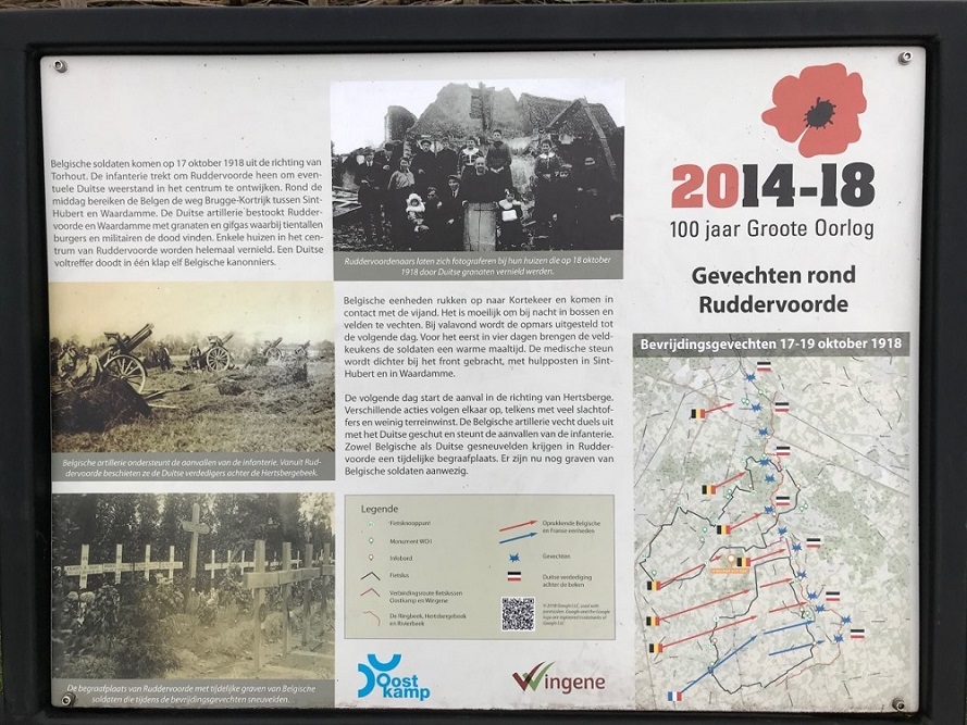 Cycle Route Battle of the Ringbeek, Information Board Sint-Hubert #2