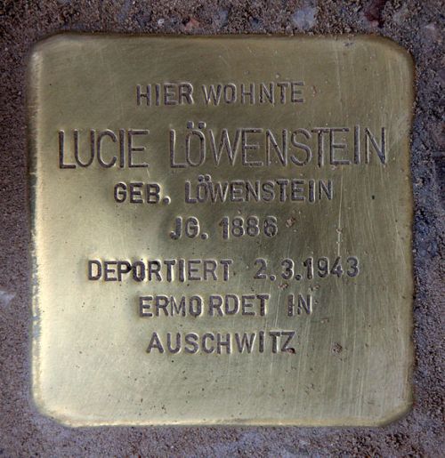 Stolpersteine Suarezstrae 21 #2