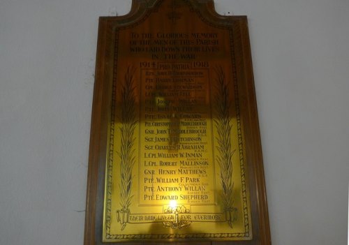 Oorlogsmonument St. Mary Church #1