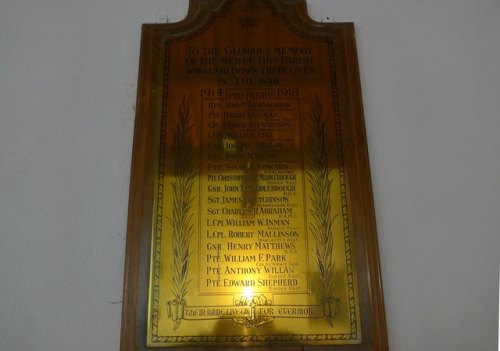 War Memorial St. Mary Church