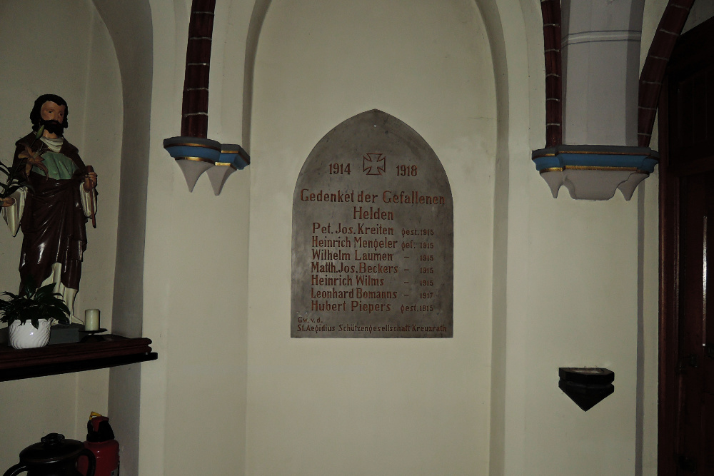 War Memorial Kreuzrath 1914-1918 #2