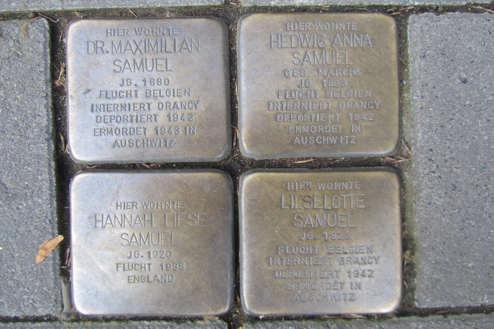 Stolpersteine Hohenstaufenring 74-76