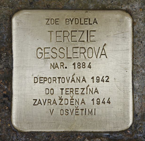 Stolpersteine Masarykovo nměst 8 #2