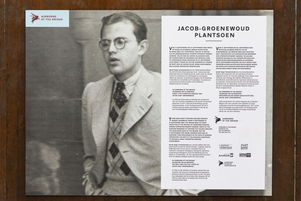 Jacob Groenewoud Plantsoen / Airborne Monument Arnhem #2