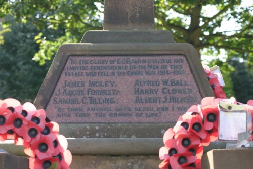 Oorlogsmonument Drayton Bassett #2