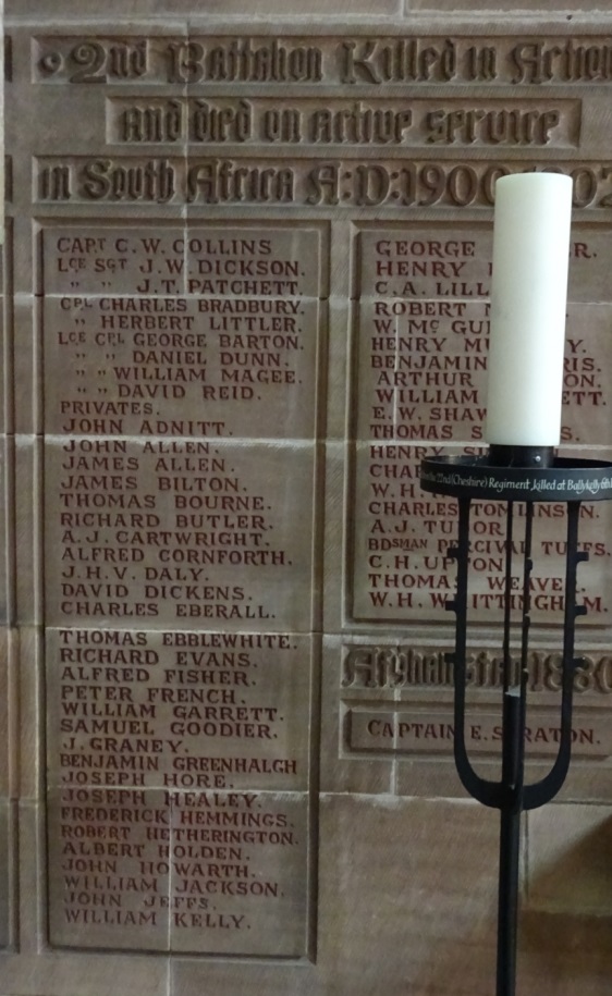 Memorials Chester Cathedral #3