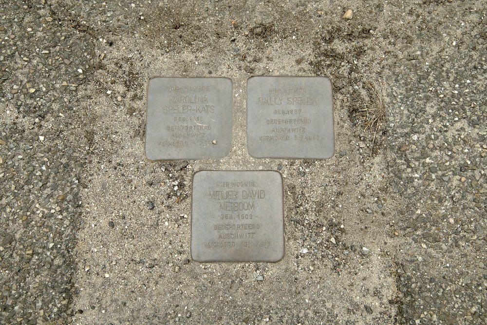 Stumbling Stones Sleutelstraat 31 (now Julianastr. opp. 10)