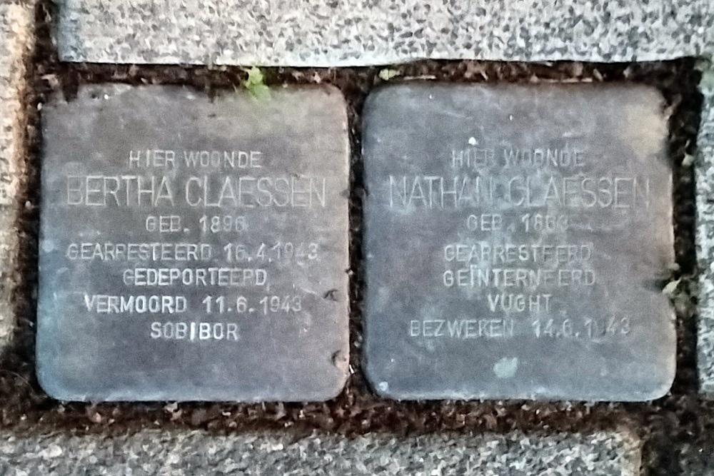 Stolpersteine Bergstraat 8