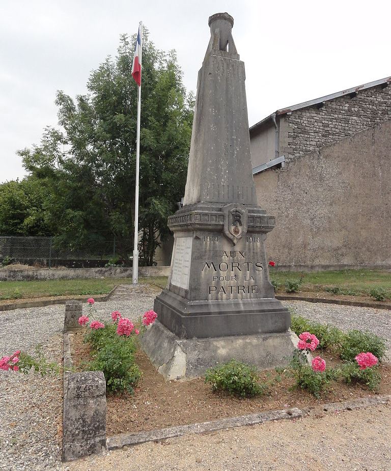 Monument Eerste Wereldoorlog Rcicourt