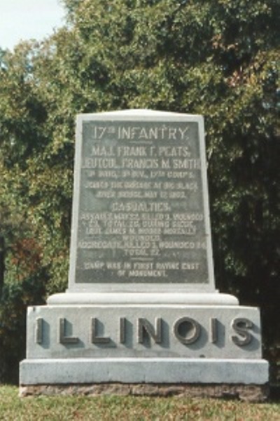 Monument 17th Illinois Infantry (Union) #1