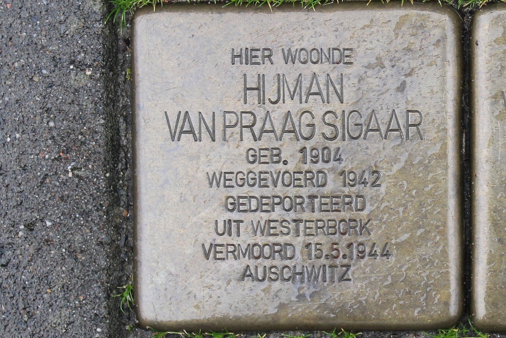 Stolpersteine Edisonstraat 20 #2